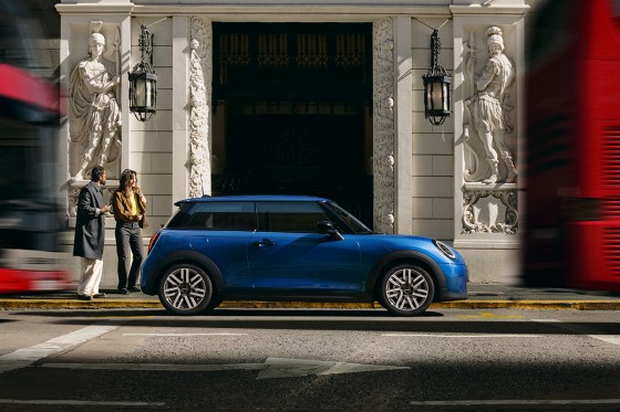 Mini Cooper Blu