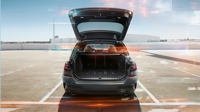 Bmw Serie 3 Touring Ripresa Posteriore Con Portell